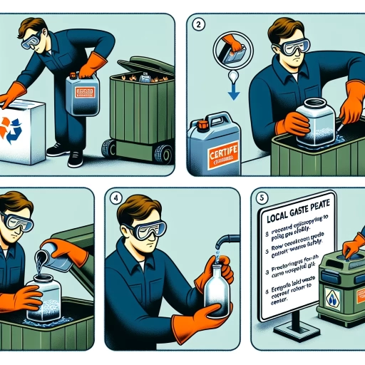 how to dispose of old gas