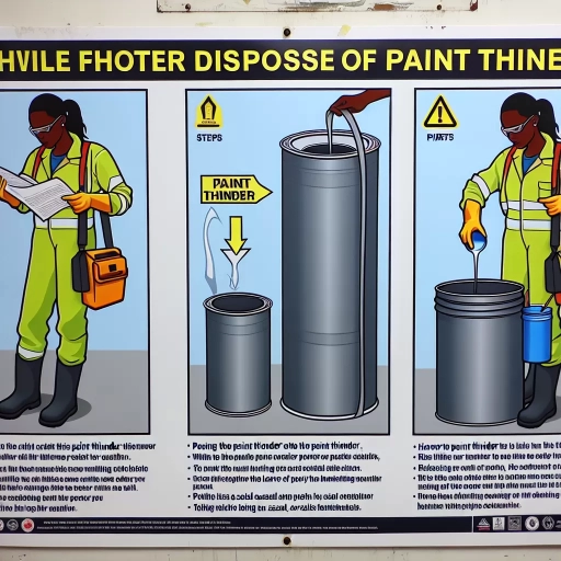 how to dispose of paint thinner