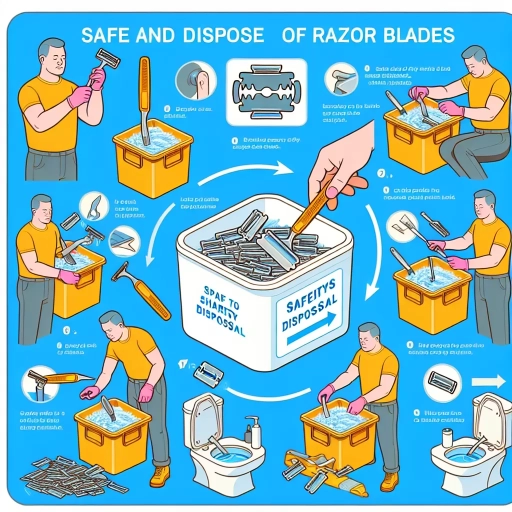 how to dispose of razor blades