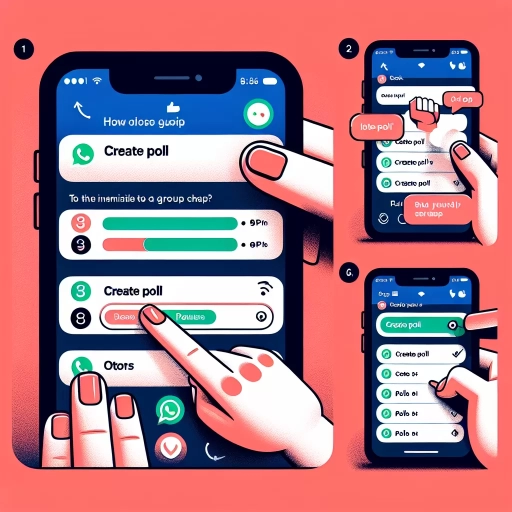 how to do a poll on whatsapp