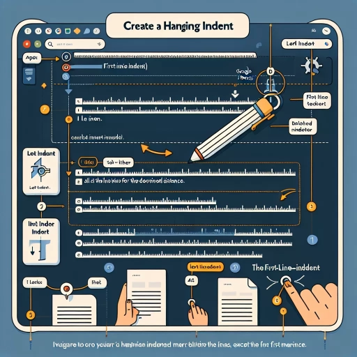 how to do hanging indent google docs