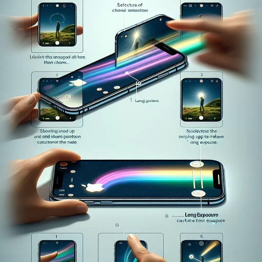 how to do long exposure on iphone