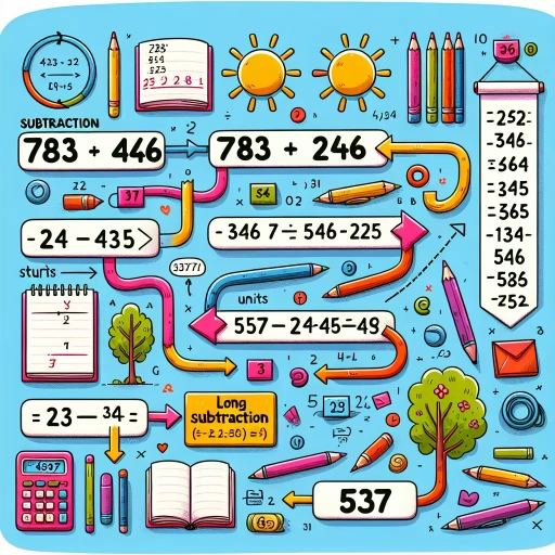 how to do long subtraction