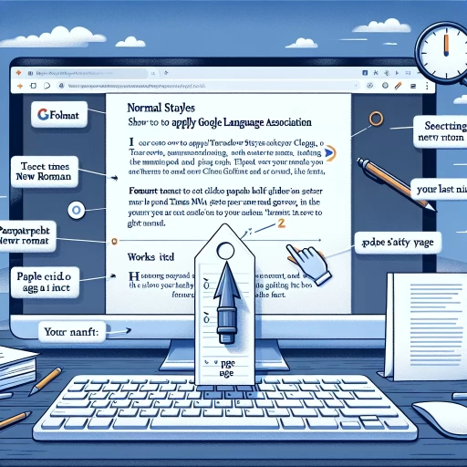 how to do mla format on google docs