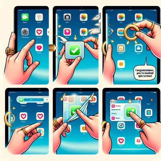 how to do split screen on ipad