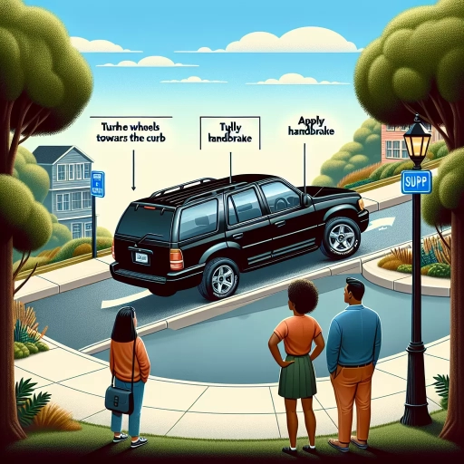 how to do uphill parking