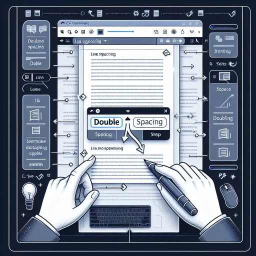 how to double space