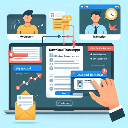 how to download transcript from mycreds