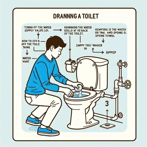 how to drain a toilet