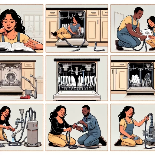 how to drain dishwasher