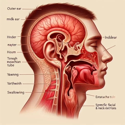 how to drain fluid from middle ear naturally