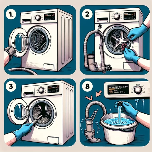 how to drain samsung washing machine