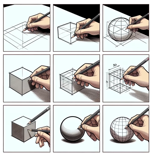 how to draw 3d shapes