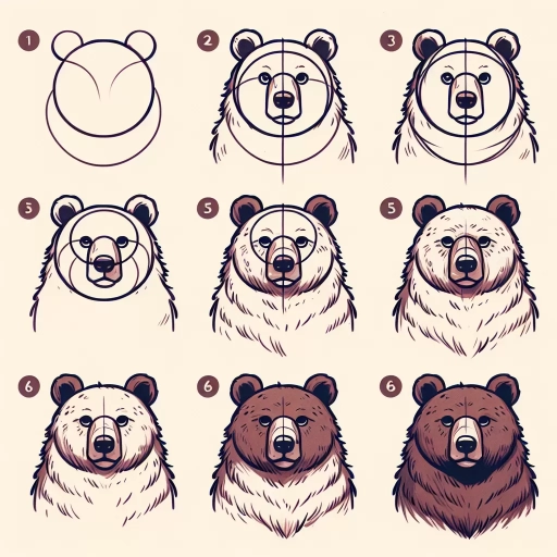 how to draw a bear easy