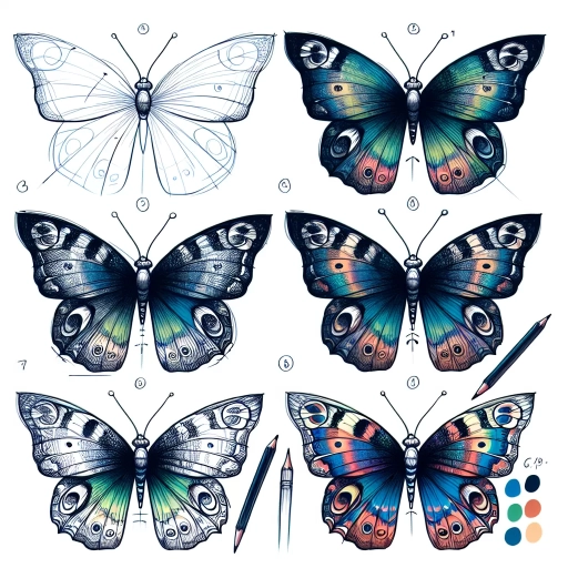how to draw a butterfly easy