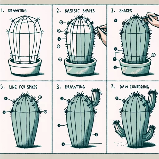 how to draw a cactus