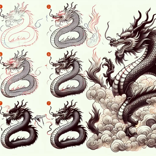 how to draw a chinese dragon
