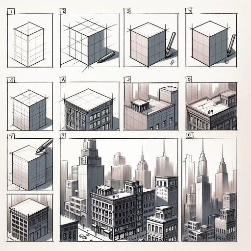 how to draw a city
