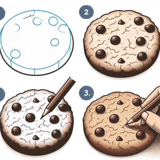how to draw a cookie