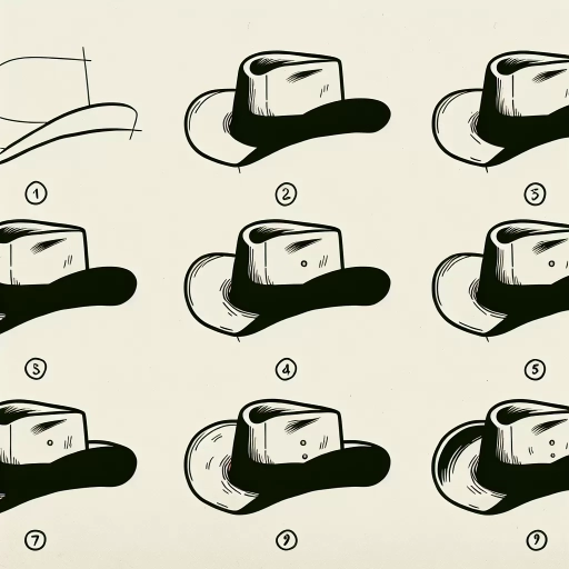 how to draw a cowboy hat
