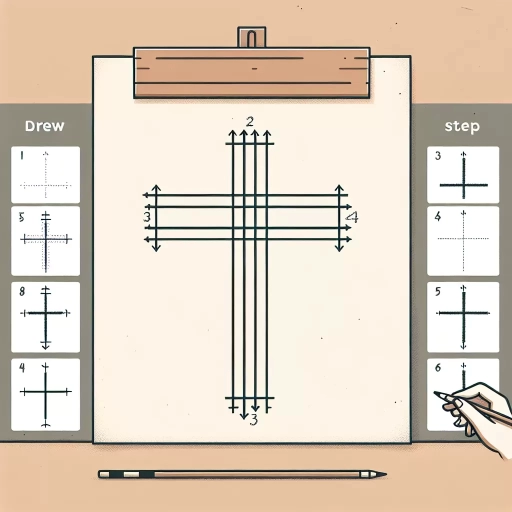 how to draw a cross