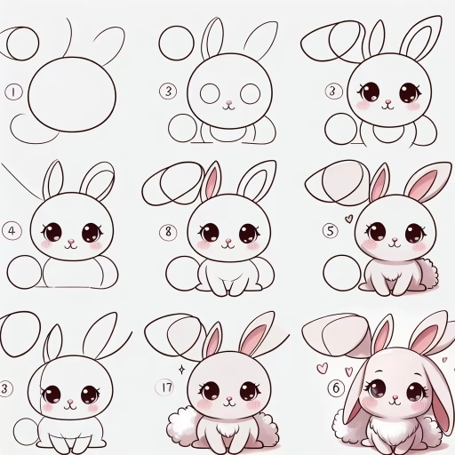how to draw a cute bunny