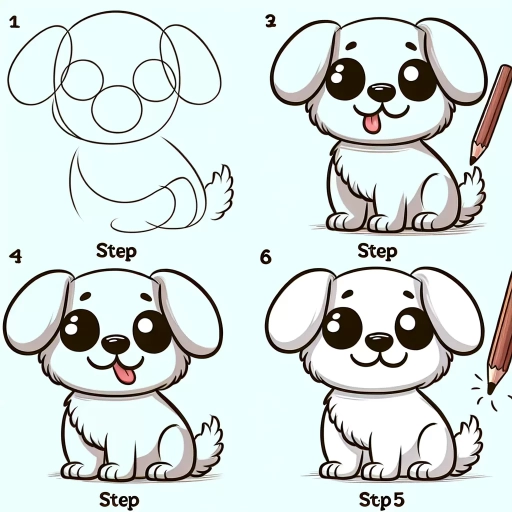 how to draw a cute dog