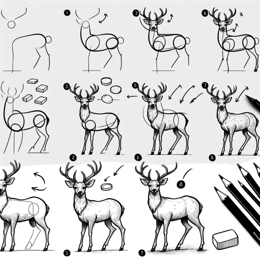 how to draw a deer easy