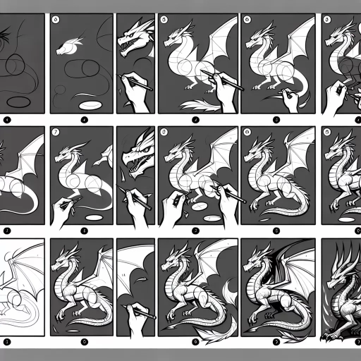 how to draw a dragon step by step