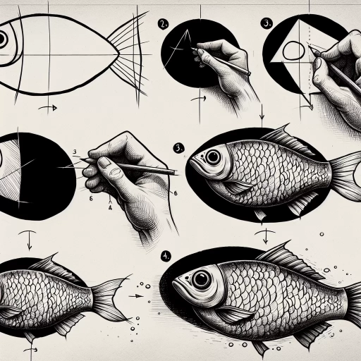 how to draw a fish easy