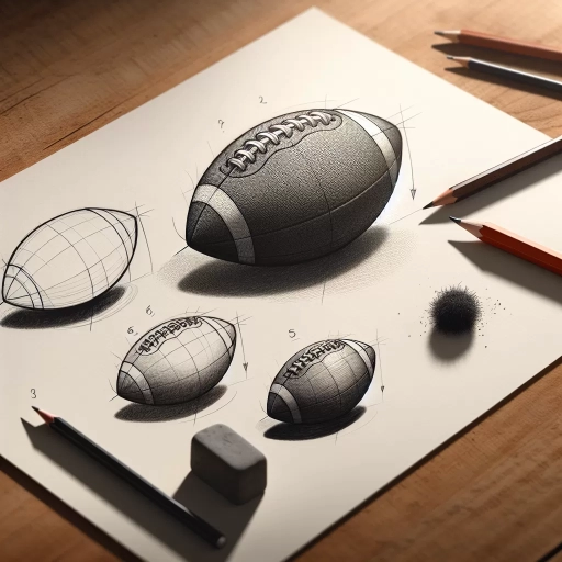 how to draw a football