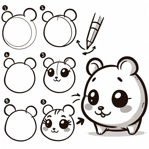 how to draw a hamster