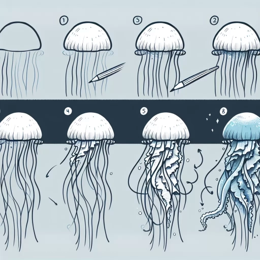 how to draw a jellyfish