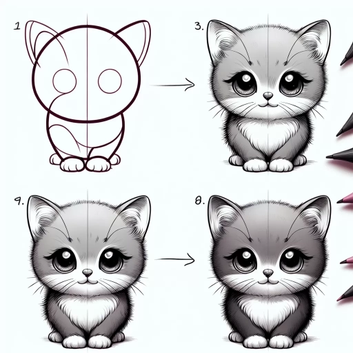 how to draw a kitten
