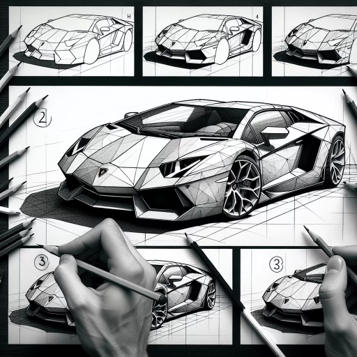 how to draw a lamborghini