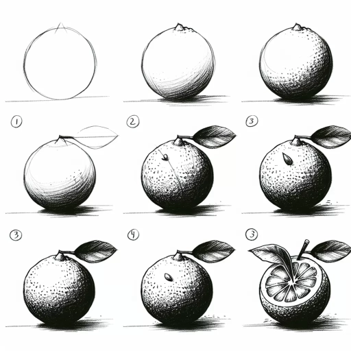 how to draw a lemon