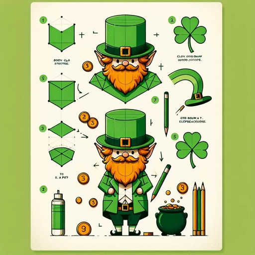 how to draw a leprechaun