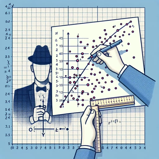 how to draw a line of best fit