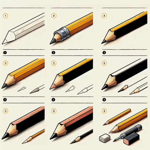how to draw a pencil