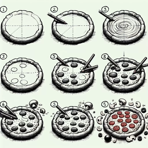 how to draw a pizza