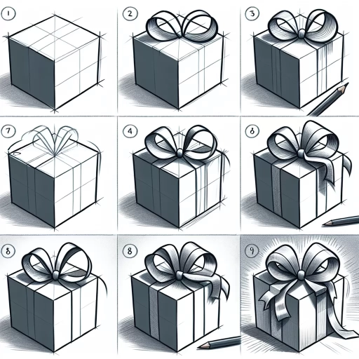 how to draw a present
