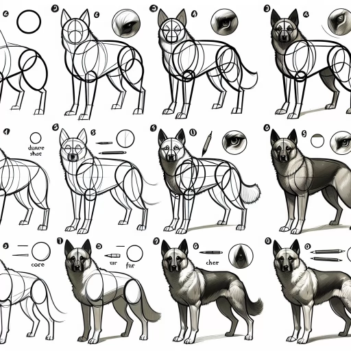 how to draw a realistic dog