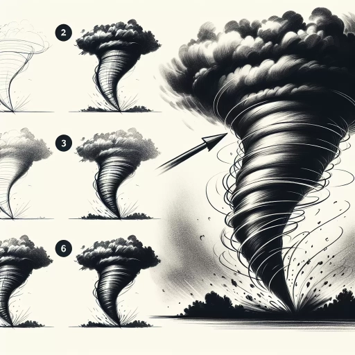 how to draw a tornado