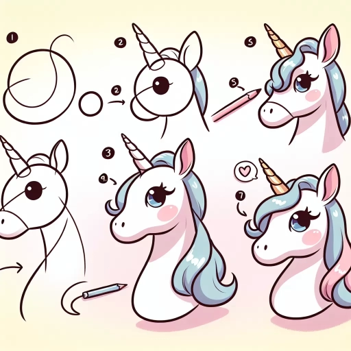how to draw a unicorn easy