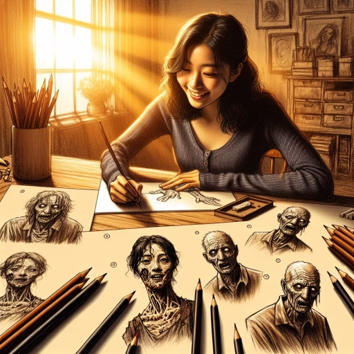how to draw a zombie