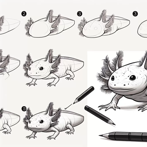 how to draw an axolotl