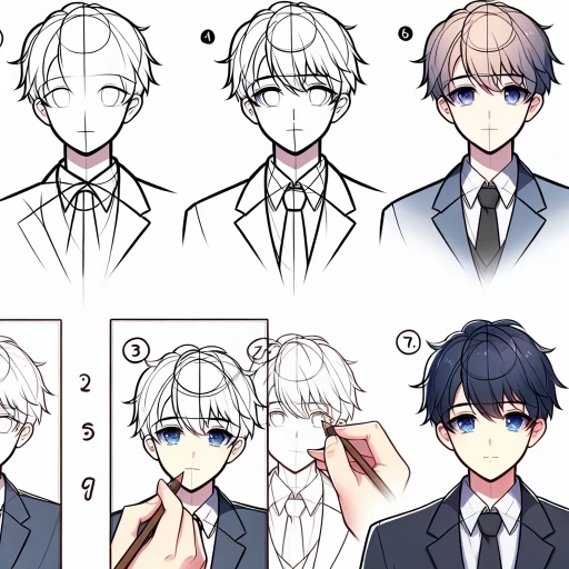 how to draw anime boy