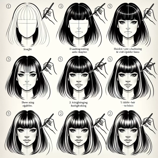 how to draw bangs