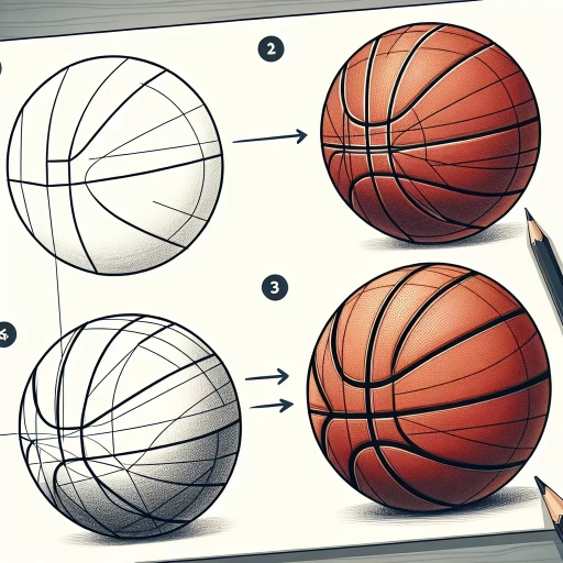 how to draw basketball