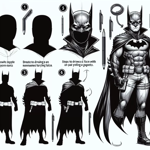 how to draw batman